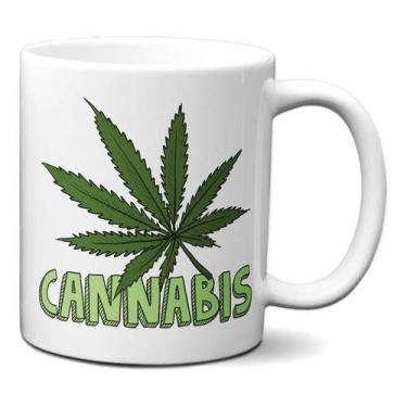 Imagem de Caneca Criativa Cannabis Presente Erva Legaliza Beck