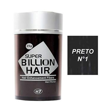 Imagem de Super Billion Hair - Disfarce para Calvície 25g Preto