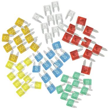 Imagem de Generic Conjunto de 60 Fusível Automático, Fusível Fino, Fusível Plano, Fusível de Substituição com