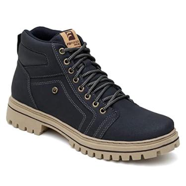 Imagem de Genérico Bota Masculina Solado de Borracha Costurado Macia e Confortável Tam41 Preto