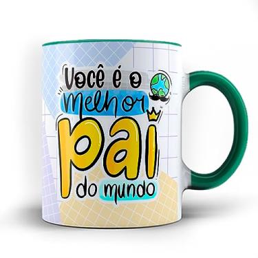Imagem de Caneca xicara você é melhor Pai do mundo 23 (Verde)