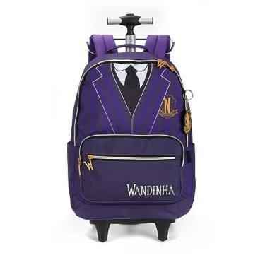 Imagem de Mochila de roda juvenil feminina Wandinha 47264 (ROXA)
