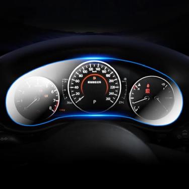Imagem de LAVIYE Carro Anti riscos e prevenção de poeira Adesivos interiores Filme TPU, para Mazda 3 Axela CX-30 2019 2020-2023 Painel de instrumentos Protetor de tela