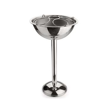 Imagem de Champanheira Forma com Pedestal e Base Coletora - Cromada