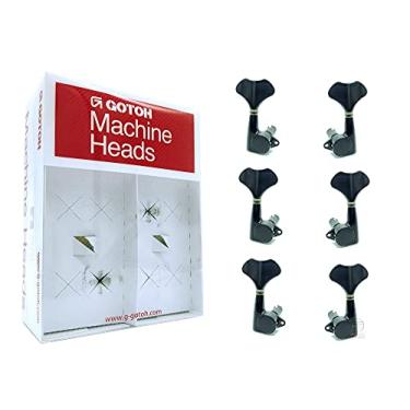 Imagem de Tarraxa baixo Gotoh GB707 6 cordas L3+R3 BLACK preto Japan