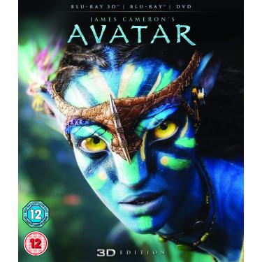 Imagem de Avatar with Limited Edition Lenticular Artwork (Blu-ray 3D + Blu-ray + DVD) [2012] [Region Free]