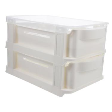 Imagem de Uonlytech 1Pc Caixa De Geladeira Organizador Gaveta Grade Titular Suporte Recipientes Para Geladeira Doméstico Organizador Geladeira Organizador Gavetas Dispensador Plástico