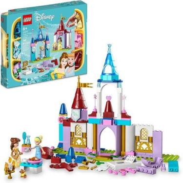 Imagem de Blocos De Montar Disney Princess Castelos Criativos 140 Pecas Lego
