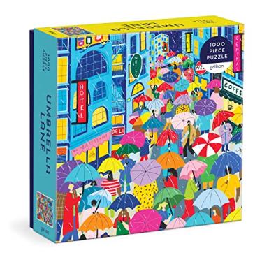 Imagem de Umbrella Lane 1000 Piece Puzzle in Square Box