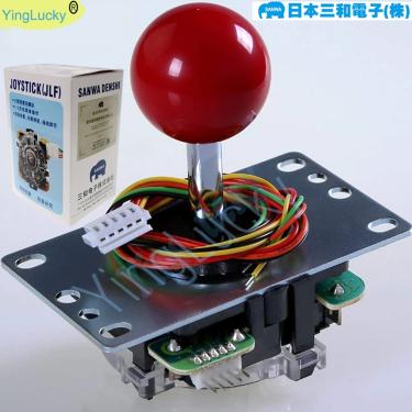 Imagem de Sanwa-joystick japonês original para jogos  acessório para máquina de fliperama  joystick diy
