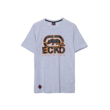 Imagem de Camiseta Básica Masculina com Estampa Glitter Gelo Mescla K863A - Ecko
