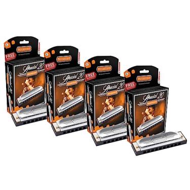 Imagem de Pacote com 4 Harm nicas Hohner 560 Special 20 - Chave de C, 560BX-C