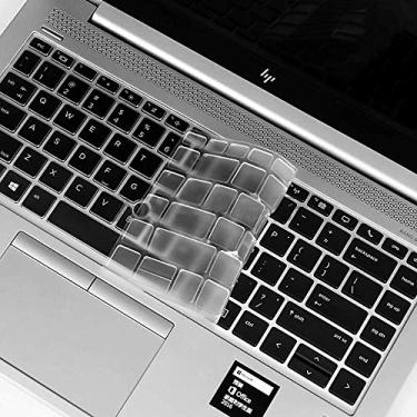 Imagem de Capa de teclado transparente premium para notebook HP Elitebook 840 G5 G6 e HP Elitebook 745 G5 G6 35.6 cm Notebook/HP ZBook 14U G5 Mobile Workstation Ultrabook protetor de teclado (com apontamento)