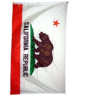 Imagem de Nova bandeira californiana 2x3 EUA EUA Estado Califórnia bandeiras