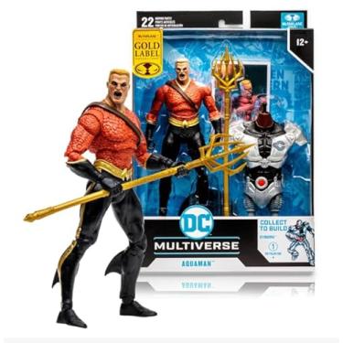 Imagem de McFarlane Gold Label 7" DC Multiverse Aquaman™ (Flashpoint Build-A Cyborg)