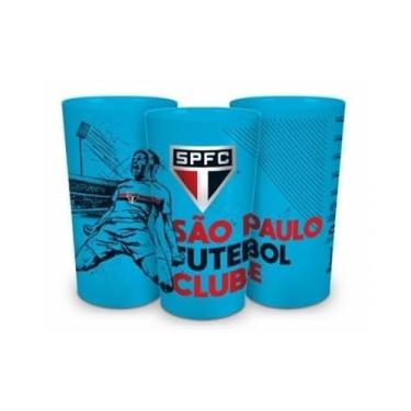 Imagem de Copo Plástico do Sao Paulo Azul- 500ml