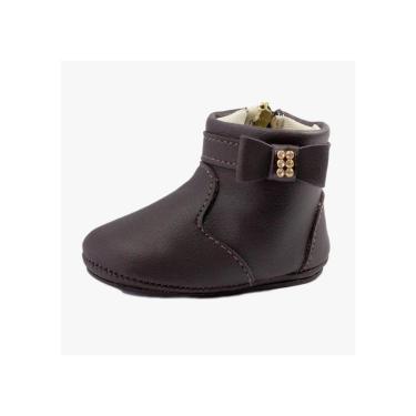 Imagem de Botinha bebe infantil recém nascido menina bota criança macio e confortavel-Feminino