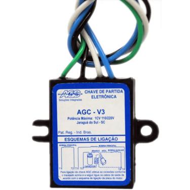 Imagem de Chave Partida Motor V-3 15 110/220v - AGC