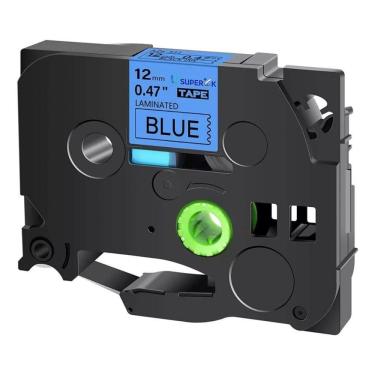 Imagem de Fita Tze Tz 231 Compatível P/ Rotulador Brother 12mm Colors Azul