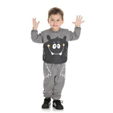 Imagem de Conjunto Bebê Menino Moletom Monstros-Masculino