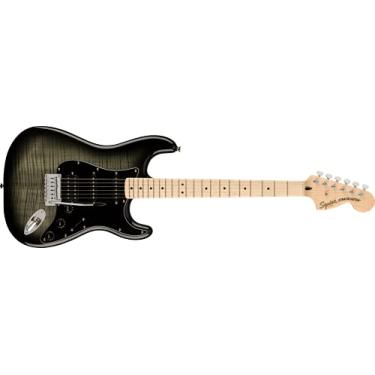 Imagem de Guitarra elétrica Squier Affinity Series Stratocaster FMT, Black Burst, Maple Fingerboard