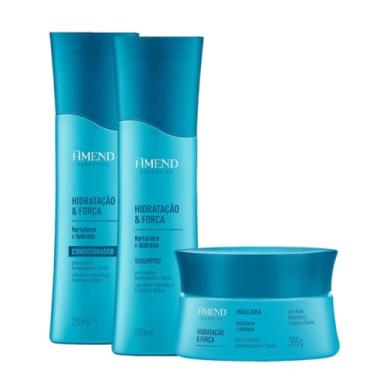 Imagem de Kit Cabelos Fortes Hidratados Shampoo + Condicionador + Máscara Amend