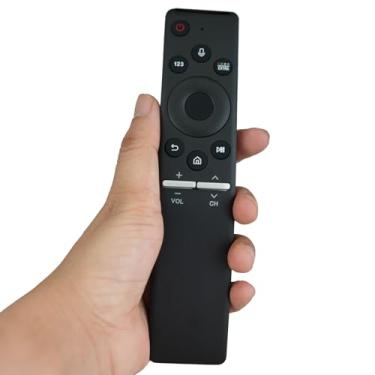 Imagem de Controle remoto universal substituído por voz para Samsung 2K 4K 8K 3D HD UHD LED curvo QLED Smart TVs e TVs antigas BN59-01259B/D/E BN59-01241A /60A/66A UN32/40/43/49/50/55/58/65/75 KS/KU/MU 6/75