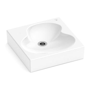 Imagem de Kit 2 Cubas de Apoio 41x41cm Ruy Ohtake Roca Branco