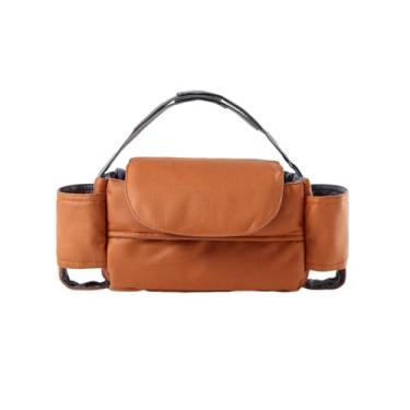Imagem de menolana Bolsa para Fraldas de Bebê Bolsa Organizadora de Fraldas Elegante Bolsa de Armazenamento de Bolso para Lenços Umedecidos Multifuncional Bolsa Portátil, Laranja