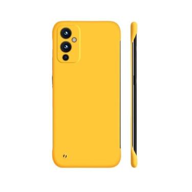 Imagem de Capa ultrafina sem moldura para PC para Oneplus 11 10 9 8 7 Pro 10T 5G 9R 8T 8 Ace Pro capa de telefone rígida colorida fosca, amarela, para OnePlus 8