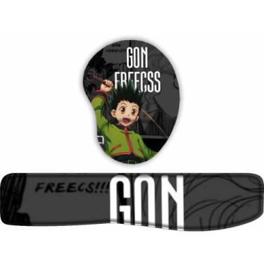 Imagem de KIT Mouse Pad + Apoio de teclado Gon - JDM