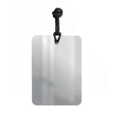 Imagem de Espelho Decorativo Tie Alça Naval Preta 60x40 Retangular - e2g Design 