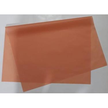 Imagem de Papel de seda 50x70 pessêgo escuro 50% ac90 - pacote com 100 folhas - 