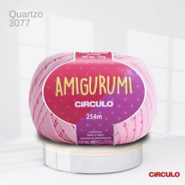 Imagem de Fio Amigurumi Circulo 254m Cor Quartzo 3077 - Círculo