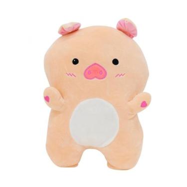 Imagem de Almofada Formato Porco Bege Pelúcia 40CM - Foffy