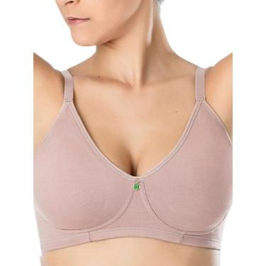 Imagem de Sutiã sem aro com bojo love secret 811101 taça b, Marrom, 50