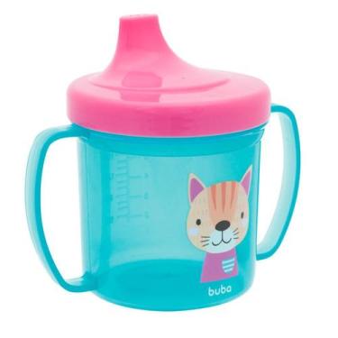 Imagem de Copo de Treinamento Com Alças e Bico Rígido 180ml Infantil Bebê Buba, 