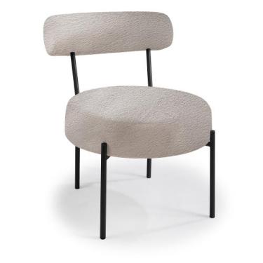 Imagem de Poltrona Mogno Aço Carbono Preto - Drop mobiliário