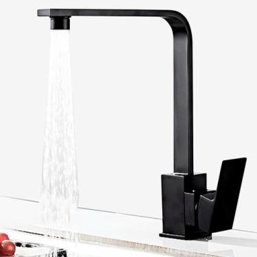 Imagem de Torneira Para Cozinha Gourmet Com Misturador Monocomando 360 - Swanton