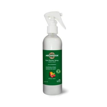 Imagem de Banho a Seco Megamazon Fast Shower Pitanga e Buriti para Cães e Gatos 