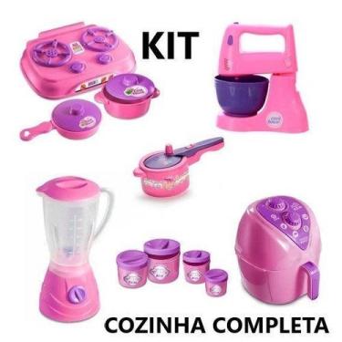Imagem de Kit C/ 11 Brinquedos Kit Cozinha Completo C/ Eletrodomestico - Altimar