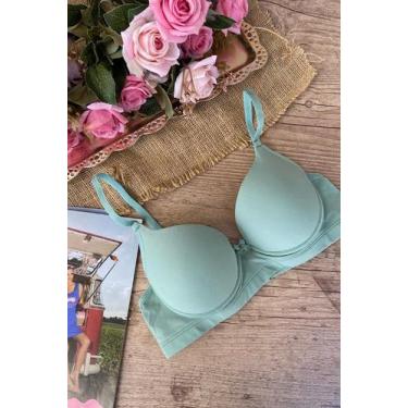 Imagem de Sutiã Básico de Microfibra Confortável - DELICADAS MODA ÍNTIMA, Verde 