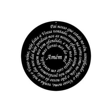 Imagem de Mandala Decorativa Oração Pai Nosso Sala Quarto Quadro 40x40 - babykid