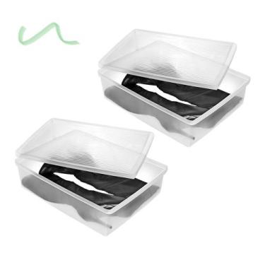 Imagem de Kit 2 Caixa De Sapato Transparente Para Organizar Extra Grande - Orden