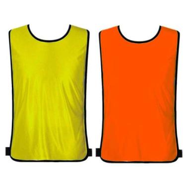 Imagem de Kit 05 Peças Colete De Futebol Dupla Face - Várias Cores - Magic Fanta