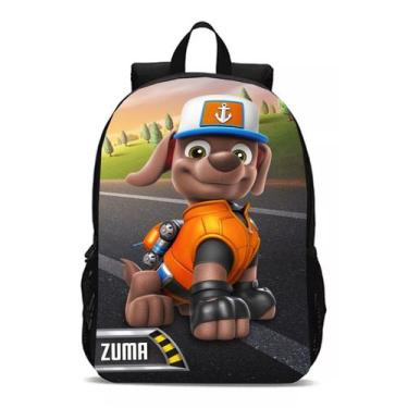 Imagem de Mochila Zuma Patrulha Canina Bolsa Infantil Novidade - Geek Skin, Pret
