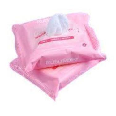 Imagem de Lenço removedor de maquiagem ruby rose kit  2 un hb - 200