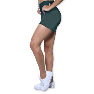 Imagem de Short Heide Ribeiro Suplex Basic Fitness, Verde militar, P