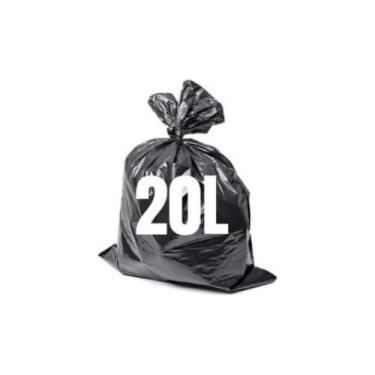 Imagem de Saco De Lixo Preto De 20l Super Resistente/reforçado C/100un - HIGIPAC