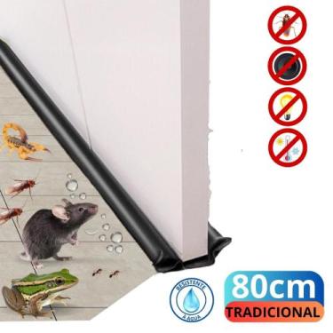 Imagem de Veda de porta tradicional protetores contra pragas e friagem - No Limi